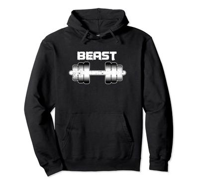 Athlètes Brutaux Fitness Bodybuilder Pump Haltère Cadeau Sweat à Capuche