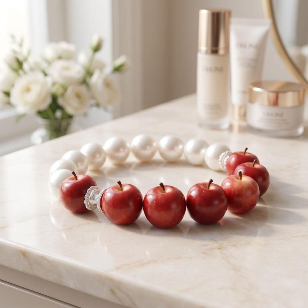 Resin Beads Bracelet Dopamine Summer Bohemian Jewelry Kawaii Simulation Fruit Bracelet  Party
