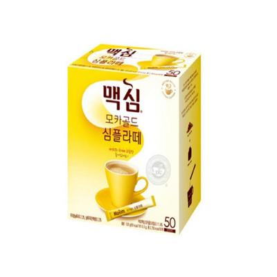 Maxim Mocha Gold Simple Latte Coffee Mix 50 Sticks