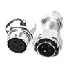 WEIPU WY24 Waterproof Aviation Plug [2-19 pin] Male Connector & Rear Nut Female Socket