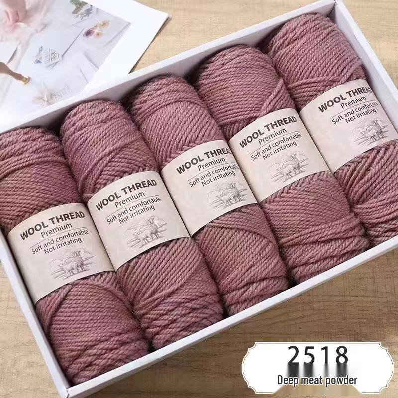 Soft Alpaca Wool Chunky Yarn for Hand Knitting Sweaters, Scarves, and Hats