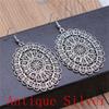 Mandala Pattern Drop Earrings Dangle Drop Earrings For Women Jewelry Making Wholesale