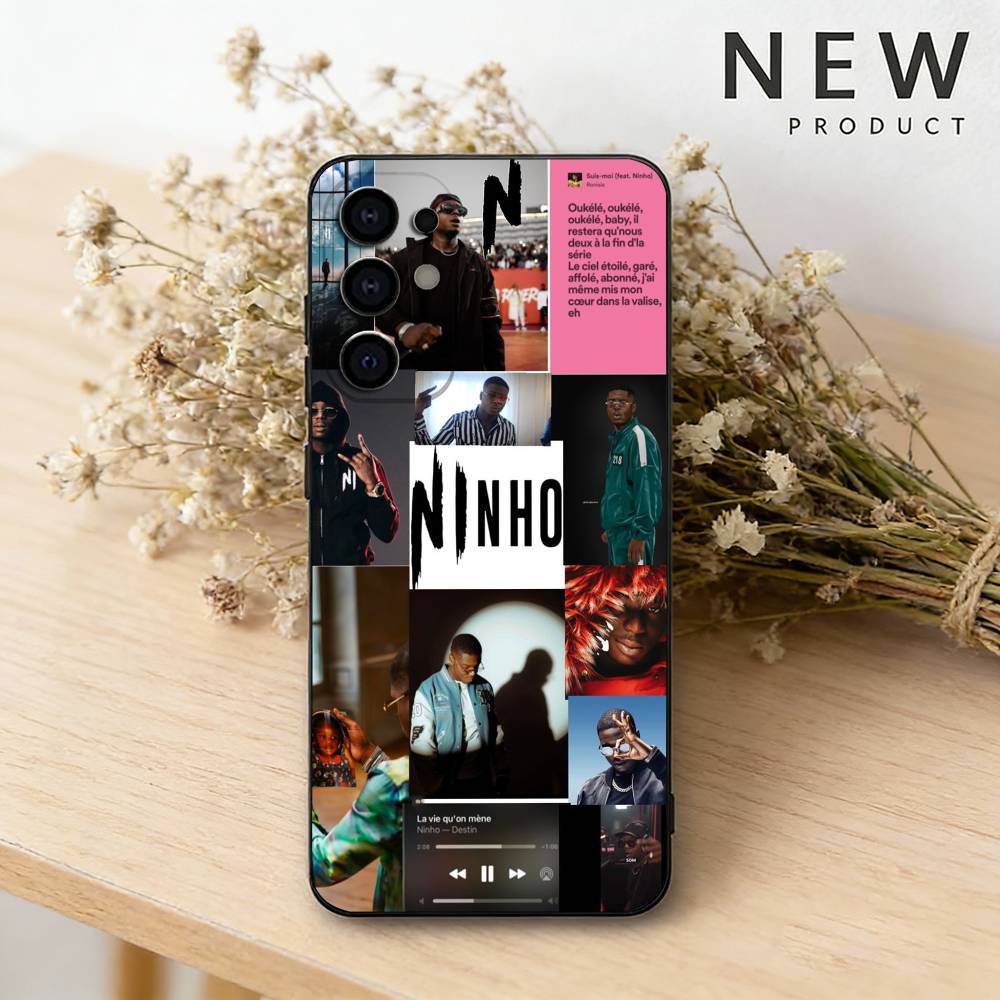 

Rapper French Ninho phone Case For Samsung S26,25,24,21,22,23,30,20,Ultra,Plus,Fe,Lite Black Soft Cover Samsung S22plus5G