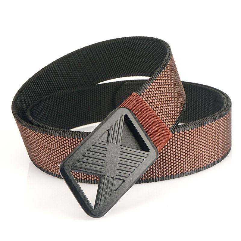 

Nylon Press Buckle Quick-drying Casual Men s Belt Fashionable Commuting 120cm