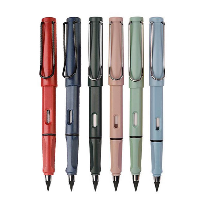 Black Tech Eternal Pencil: No Sharpening, No Ink, Break-Resistant Lead, Posture-Correcting Drawing Tool