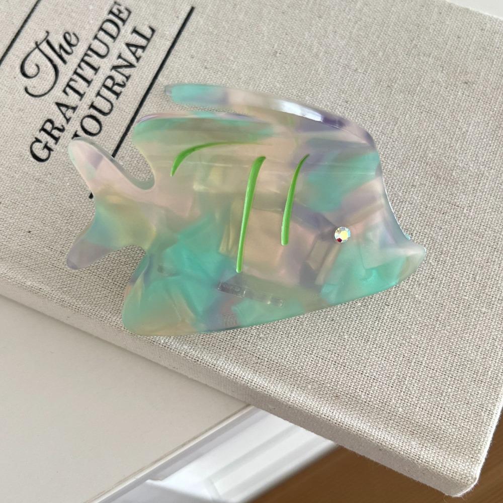 Korean Style Crab Fish Hair Claw Sweet Geometry Shark Clip Hairpin Ocean Animal Hair Clip Travel