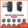Crmvyh1 Interior Stickers 14mm Remote Car Key Stickers Logo Emblem Accessories For F SPORT LBX NX RX 350h 450h ES UX 300e GS GX IS