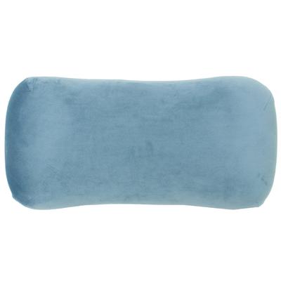 Merry Night Cushion Low Resilience Support Cushion Blue 40 X 20 Cm Lumbar Pillow Backrest Hold Type Urethane Work from Home Home Office Desk Work