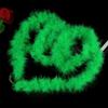 2PCS 2M Christmas Tree White Feather Boa Strip Xmas Ribbon Party Garland Decoration Apparel Fabric DIY Craft