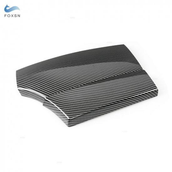 2xCarbon Style Center Console Armrest Storage Lid Box Cover For BMW 5 Series E60