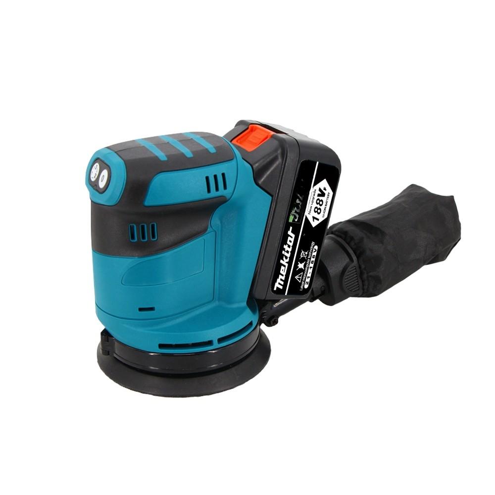 125mm Cordless Random Orbital Sander Electric Wood Grinder Polisher Grinding Sanding Machine for 21V Battery