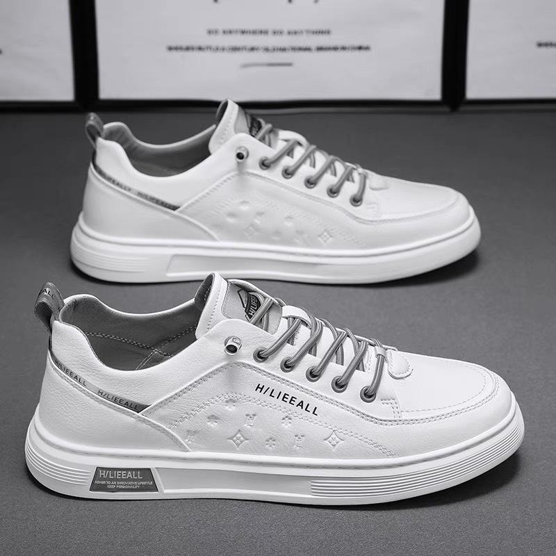 Summer Men's Shoes New Breathable Little White Shoes Men's Trend Versatile Flat-soled Sports Shoes Casual Board Shoes Trendy Shoes