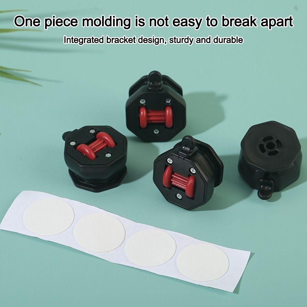 4PCS Furniture Casters Wheels with Brake Mute Wear-resistant Universal Wheel Stablize Self Adhesive Pulley Base