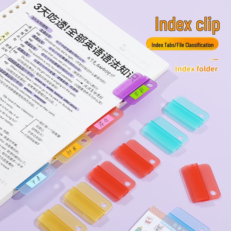 6-Piece Colored Sealing Clip Set for File and Paper Organization