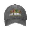 Rastafari Dub Reggae Music Lion of Judah Baseball Cap Unisex Distressed Denim Washed Sun Cap Jamaica Outdoor Travel Gift Cap Hat