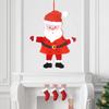Delightful Large Felt Christmas Decorations Featuring Movable Snowman And Reindeer Designs