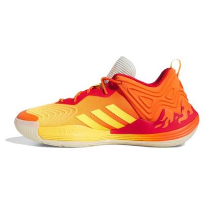 D Rose Son Of Chi 3.0 Zapatos de Baloncesto de Punta Redonda con Cordones y Caña Baja Zapatillas de Hombre Naranja Rojo IF3827