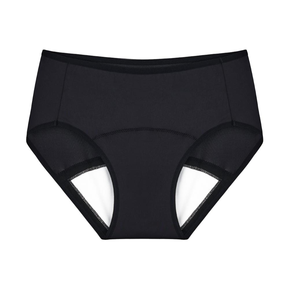 

Трусики-брифы Comfort Air однотонные, черные, 2 типа, выбрать 1 Period Panties Black M