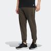 Adidas Knitted Sweatpants Men's Dark Gray Olive Green Moderate Cuffed Pants HE5159
