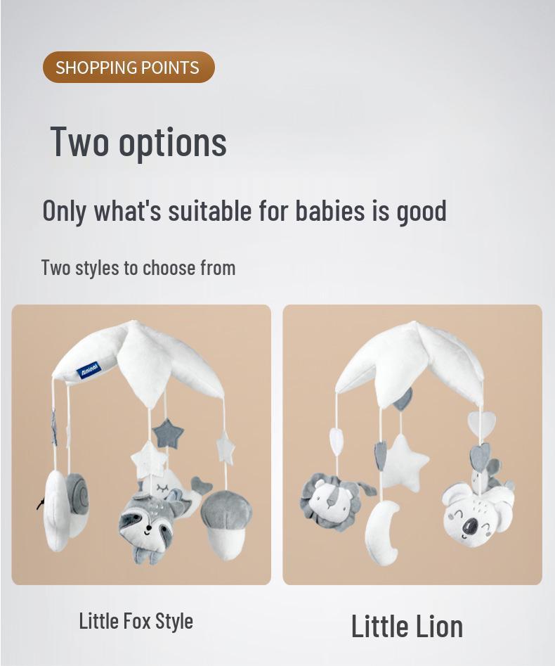 Aipinqi Rotating Animal Music Box Mobile for Baby Crib