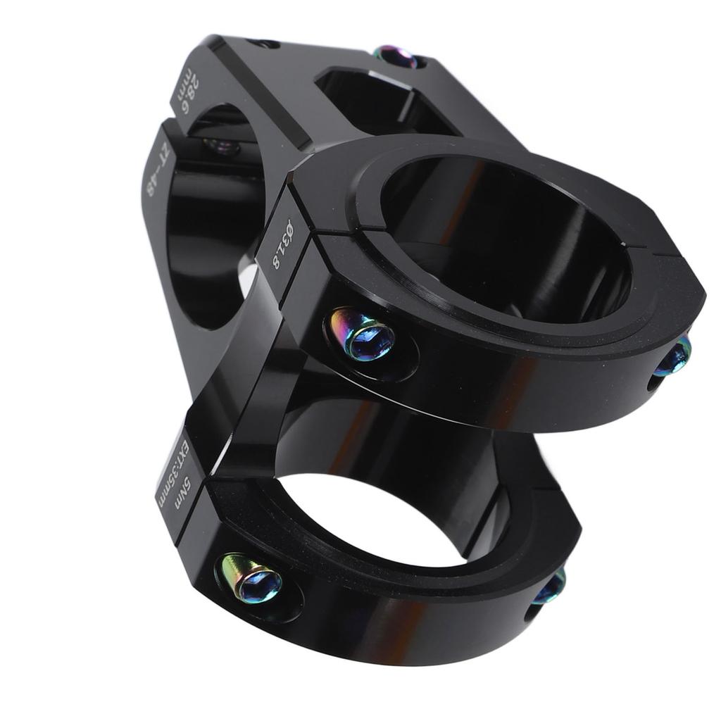 31.8mm Mountain Bike Stem Aluminum Alloy Lightweight Short Handlebar Stem for Replacement
