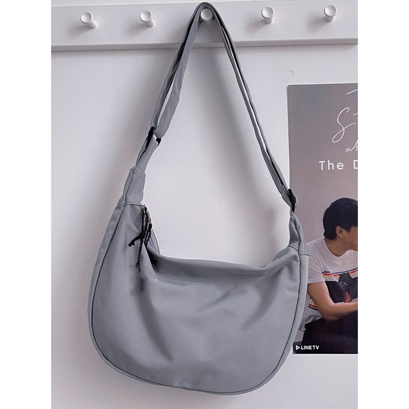 

Bag Female Cold Feeling Student Casual Messenger Bag Simplified Haze Blue