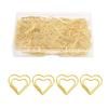 100Pcs Electroplated Paper Clips Silver/Rose Gold/Gold Cute Paper Clips Office Clips  Office Home