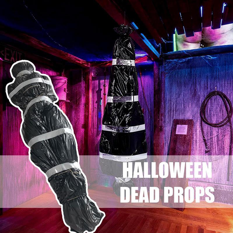 Cheap Halloween Decorations Dead Victim Props - Scary Fake Corpse in ...