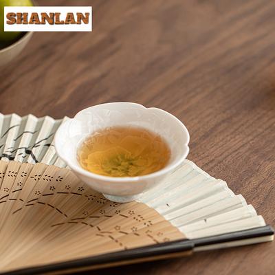 60ml Handgemachte Ofen Fambe Kristall Glasur Meistertasse Kreativ Blumenmund Teetasse Kleiner Verkostungsbecher Teeschale Meditationsbecher Handwerk