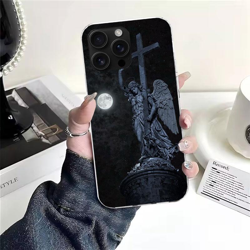 

Archangel Michael Soft Phone Case For IPhone 11 17 Air 16E 16 Pro Max 15 + 14 Plus 13 Mini 12 Apple 7 SE 8 Fundas Coque 11 17 Ai iPhone 16E