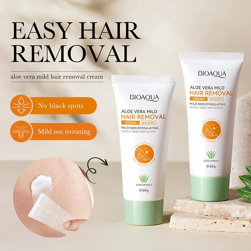 Bioaoua Hair Removal Cream Permanent Epilator Cream Intimate Areas Health Painless Hair Remover Growth Inhibitor For Woman Men