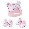 Newborn Newborn Baby Hat Anti Scratch Gloves Protective Foot Cover Three Piece Set Baby Hat Baby Hat