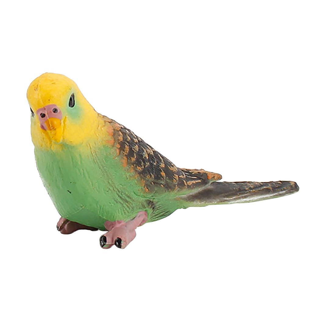 1 Pack 2pcs Bird Static Macaws Parrot Model Figurines For Collection Educational&Decoration