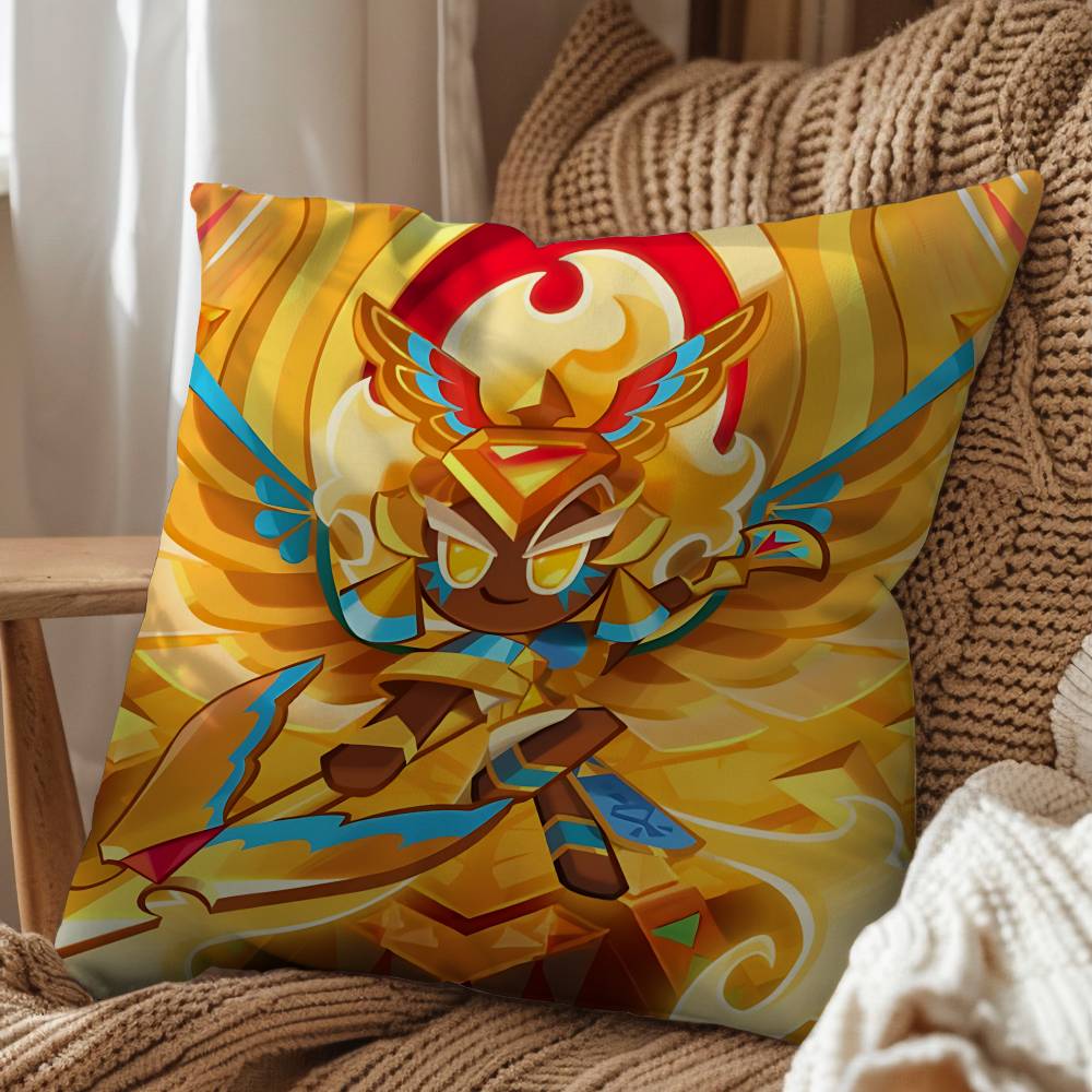 CRK newest game Cookie Run Kingdom Pillow Case Office Cushions Suitable For Sofa Car Bedroom Decorative Cushion Cover