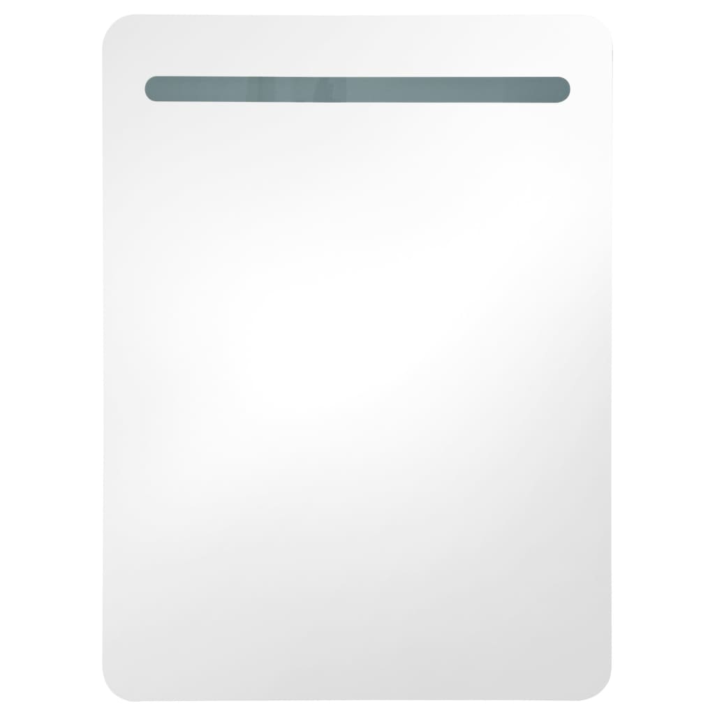LED Mirror Cabinet 60 x 11 x 80 cm