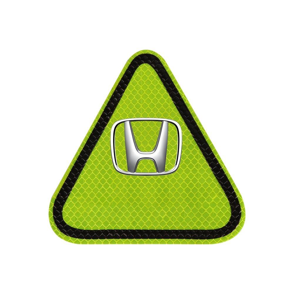 Car Reflective Triangle Reflector Stickers Night Visibility Safety Driving Warning Mark Decal For Honda Typer ACCORD Civic