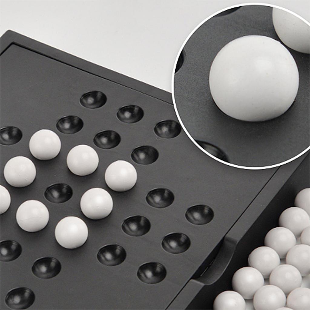 Single Player Strategic Checkers Board Game Puzzle Board Game Toys Indoor Intelligent Board Game for Kids & Adults