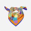 53cm Fashion Square Scarf Women Design Snail Print Luxury Silk Scarf Bandana Headband Hijab Neckerchief For Ladies