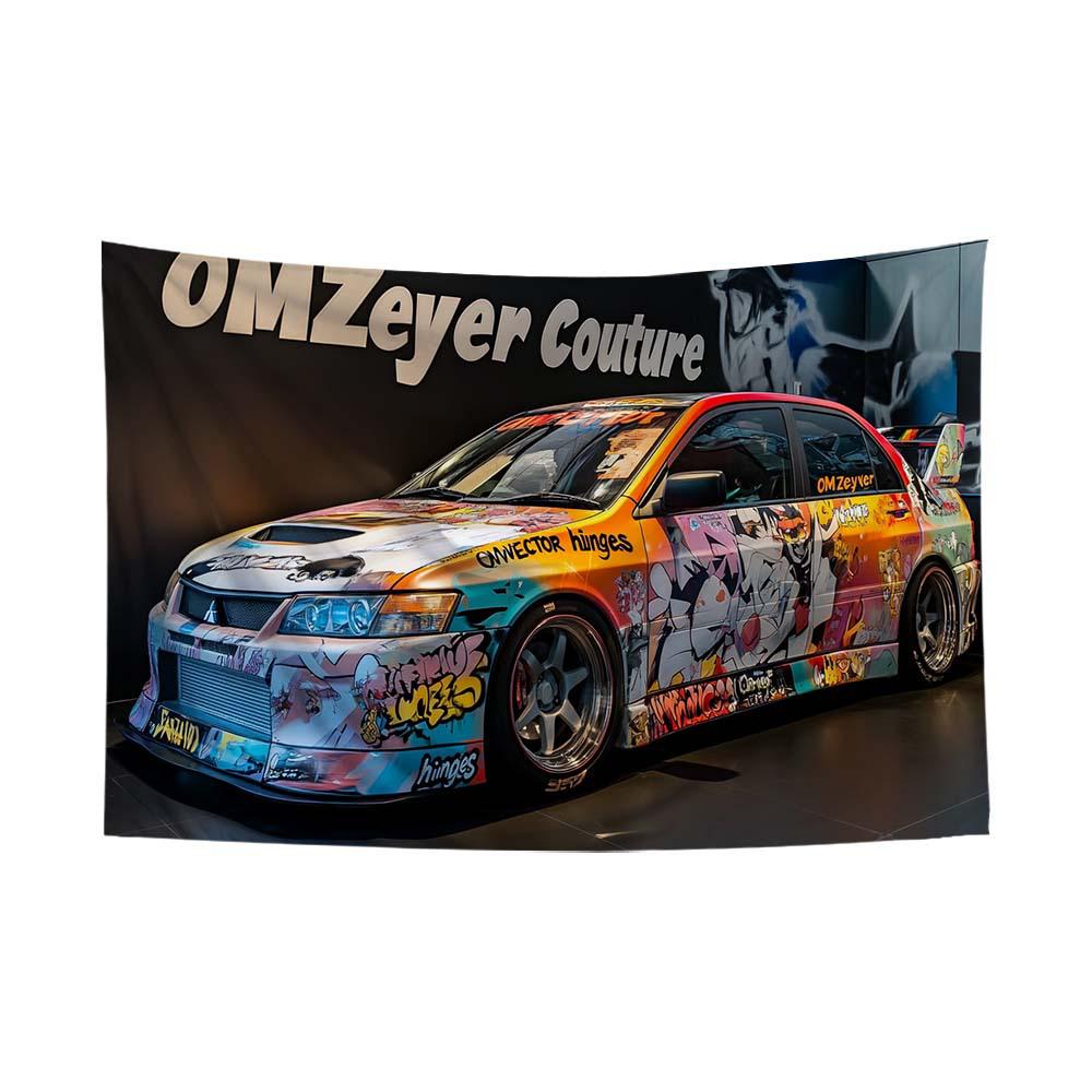 Fluorescent Festival Atmosphere Wall Hanging - Artistic Decoration Cloth