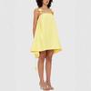 2025 European Spring/Summer Satin Spaghetti Strap Casual Vacation Dress for Women