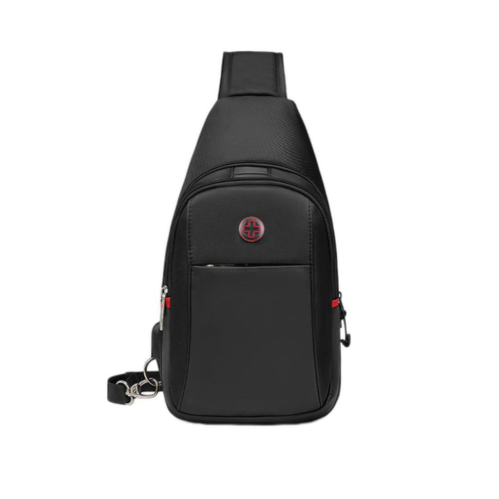 CROSSGEAR Chest Bag, Casual and Sport, Shoulder Bag, Flat Crossbody Bag, Cycling Phone Bag, Storage Pouch