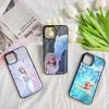 Frozen Elsa Phone Case for Iphone 16 15 14 13 12 11 Pro Max Mini 8 Plus Se Xr X Xs Fundas Shell PC+TPU Cover