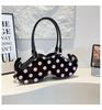 2025 Japanese Cute Polka Dot Irregular Handheld and Crossbody Beard Bag