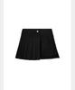 Soea Wrap Pleats Lace Skirt Pants (Black)
