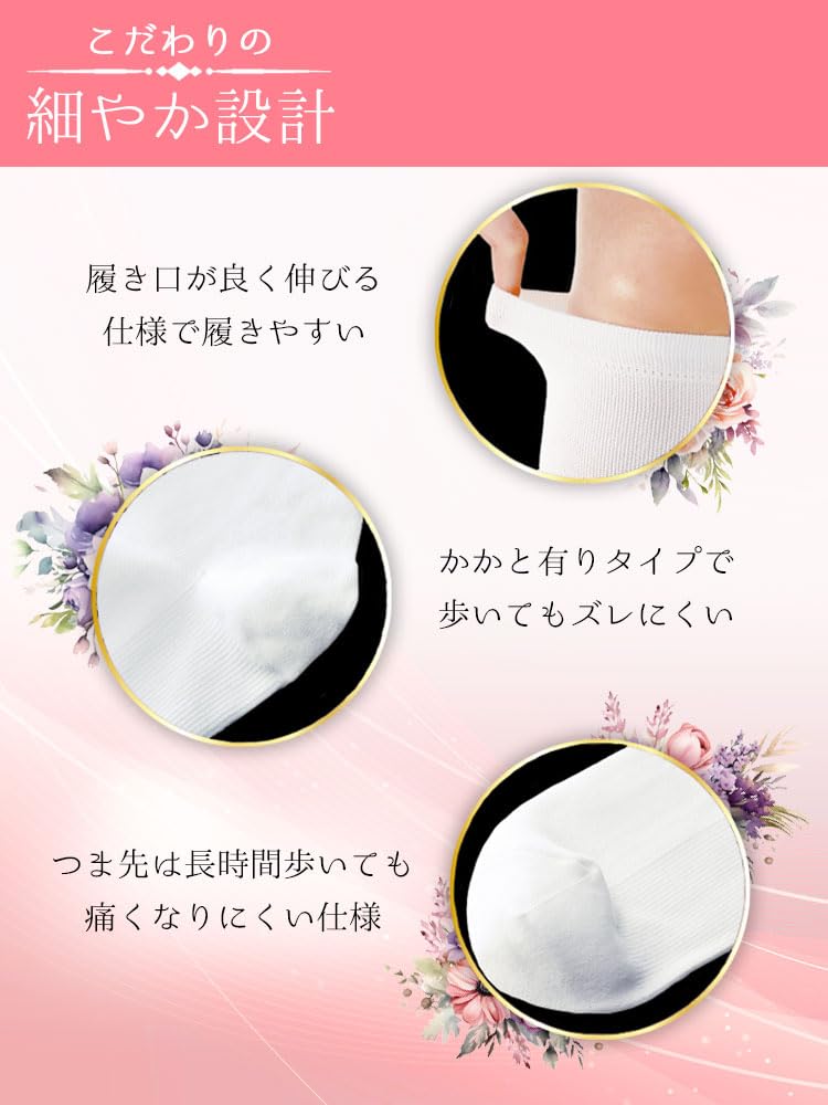 Kompressions-Kniestrümpfe für die Schwangerschaft, 10er-Set, Damen, Größen 22-24, Weiß, 10 Paar (X 1) 9000017A