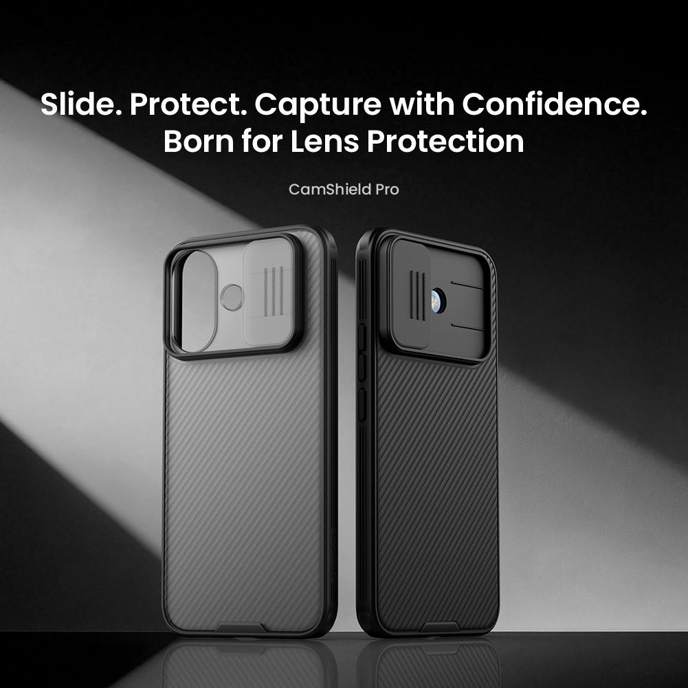 NILLKIN Case For Redmi Note 17 Pro Anti-Fingerprint No Lift Screen Protector Airbag Bumper CA4004