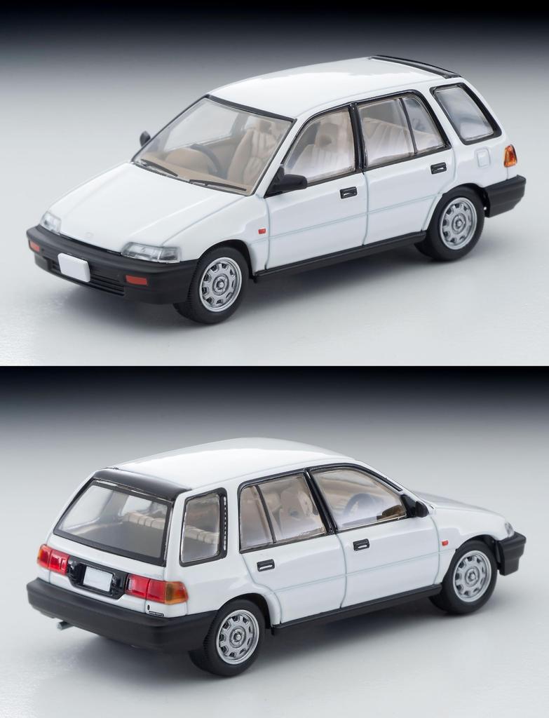 TOMYTEC Tomica Limited Vintage Neo 1/64 Scale LV-N338a Honda Civic Pro White Finished Model 333968