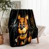 1pc Blanket Five Nights at Freddy's2 Print Design, Lightweight Blanket for Sofa, Bed- Soft &Warm, Gift for All Seasons like Christmas, Halloween