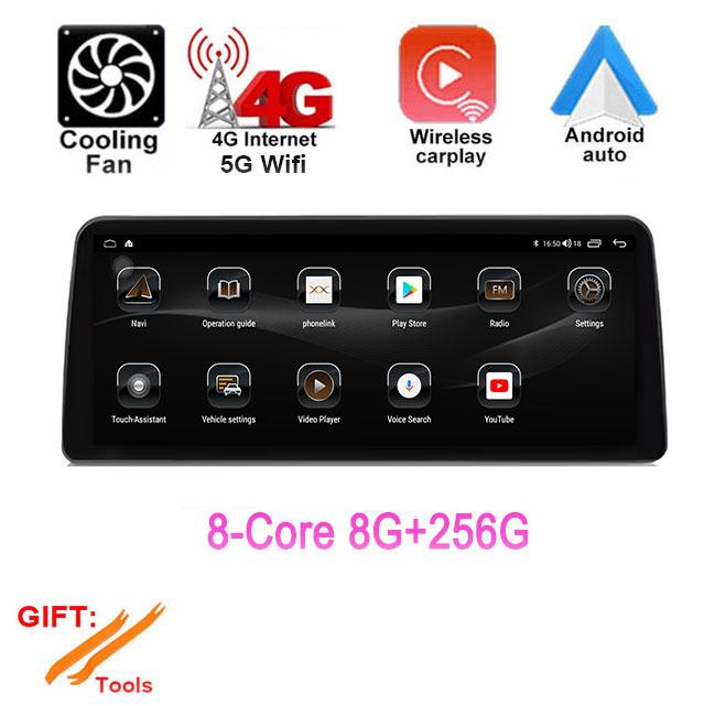 12.3‘’ Car Radio Multimedia Player For Ford Focus 2019-2022 Android Auto Wireless CarPlay Navigation GPS 4G WIFI