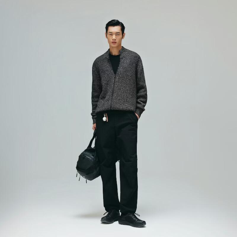 Jack & Jones Men's AT Series Stand Collar Knit Cardigan